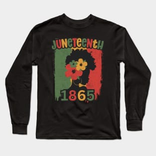 Vintage Juneteenth 1865 Long Sleeve T-Shirt